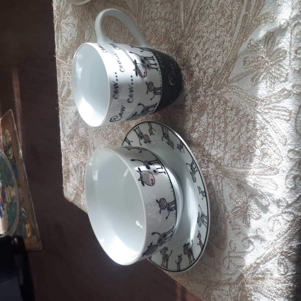 3 pc 'Cow' dish set for kid's (1001-2)